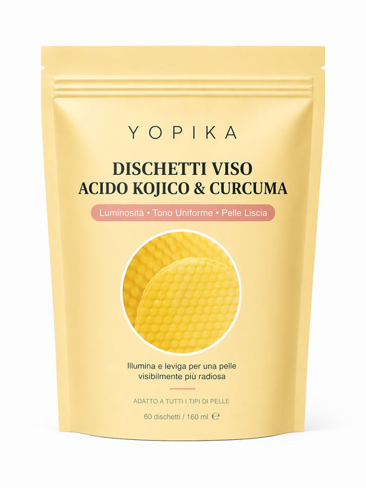 Dischetti viso acido kojico & curcuma